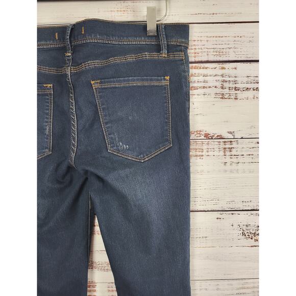 Free People Skinny Leg Jeans 28 Womens Mid Rise Medium Wash Denim Bottoms - Picture 6 of 7